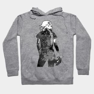 Girl Softball Player Hoodie